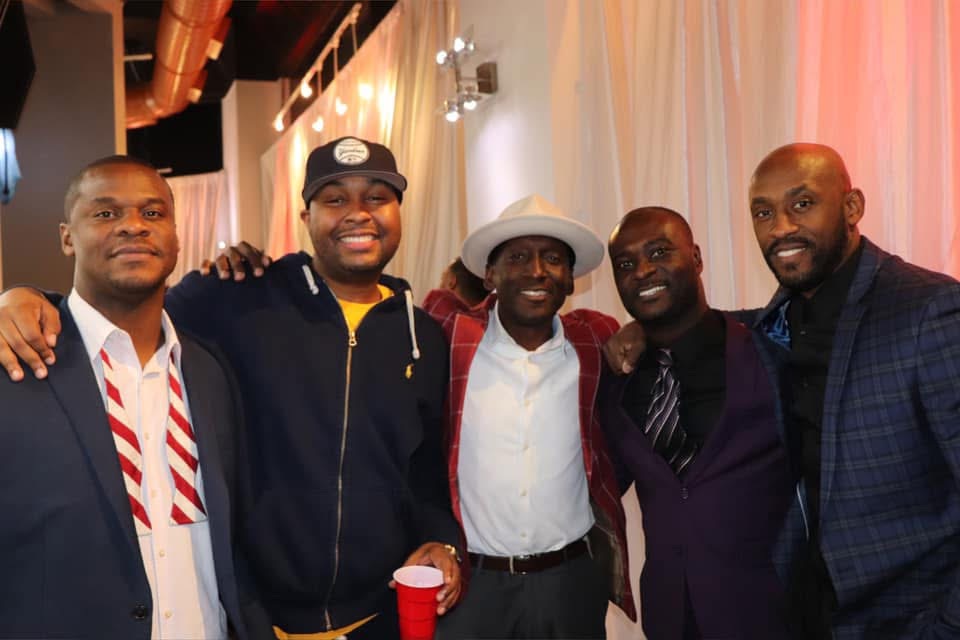 Five of the partners together at a recent gathering